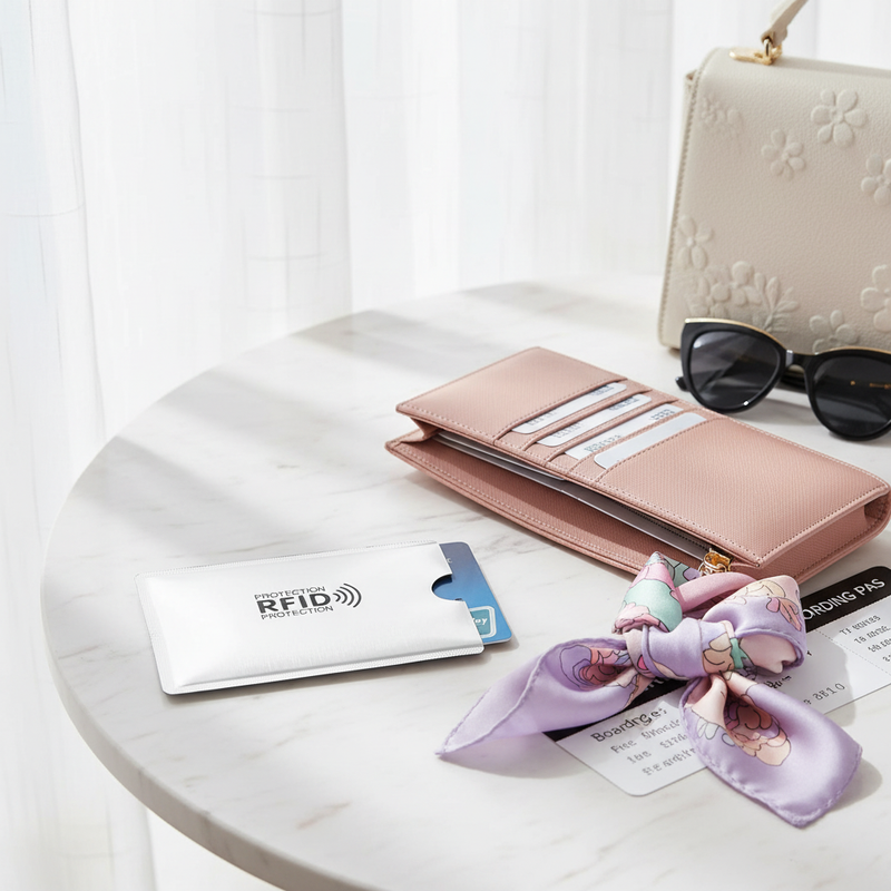 RFID blocking card wallet designed to protect cards from digital theft
